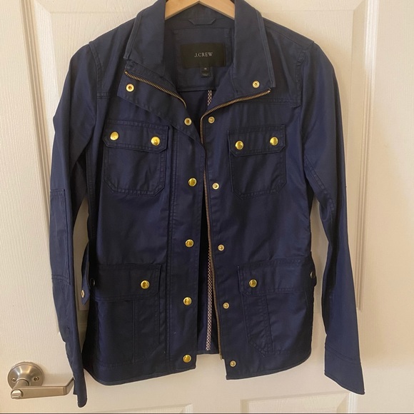 J. Crew Navy Downtown Field Jacket - Picture 3 of 6